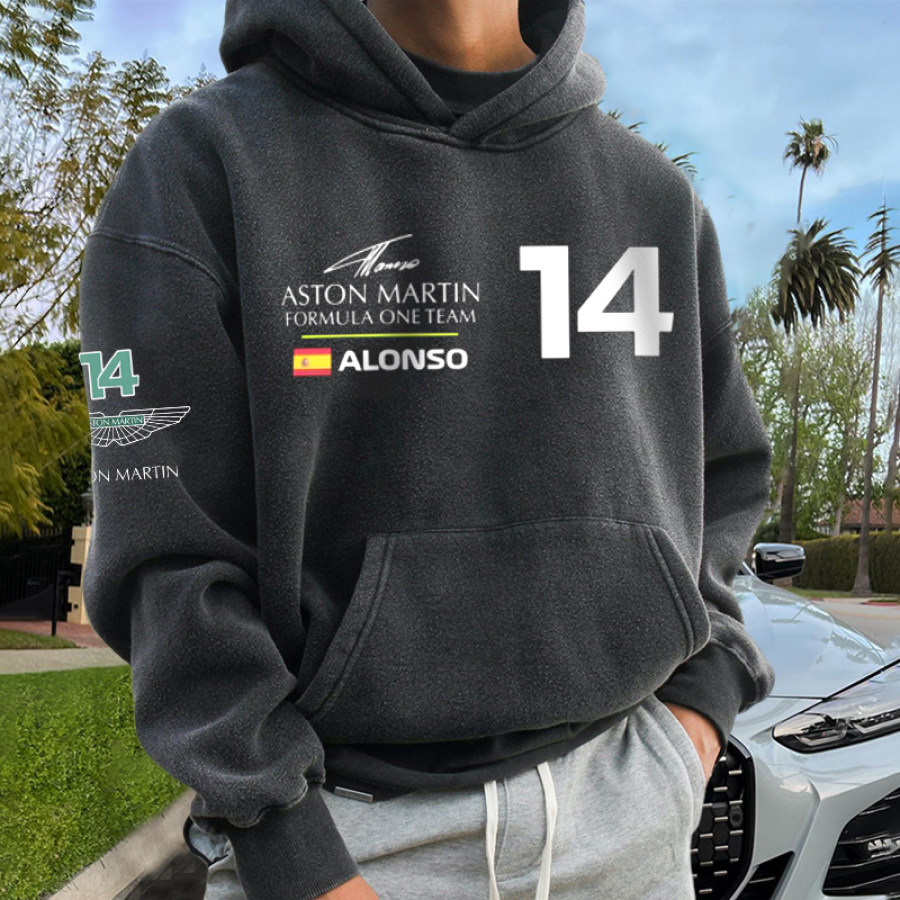 

Unisex Vintage Aston Martin Casual Hooded Sweatshirt