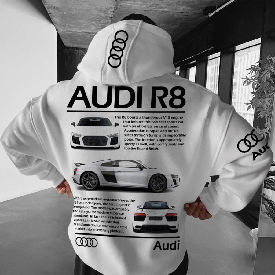 

Oversized Unisex Racing Printed Casual Sport Hoodie