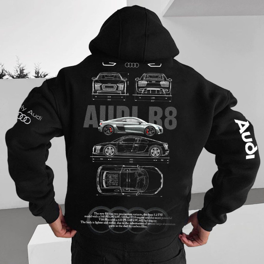 

Unisex Racing Printed Casual Sport Hoodie