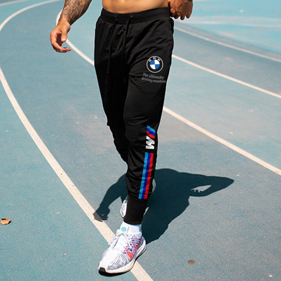 

Men's Racing Printed Performance Sports Pants