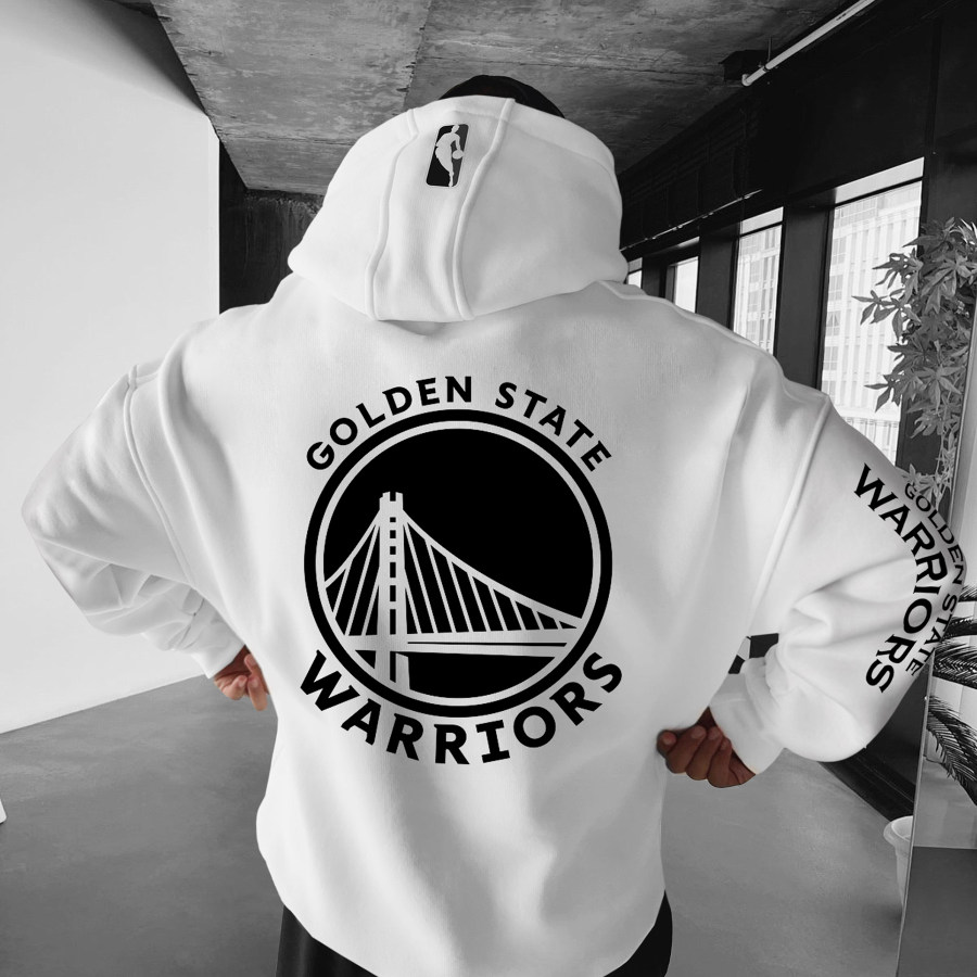 

Oversize Basketball Print Hoodie