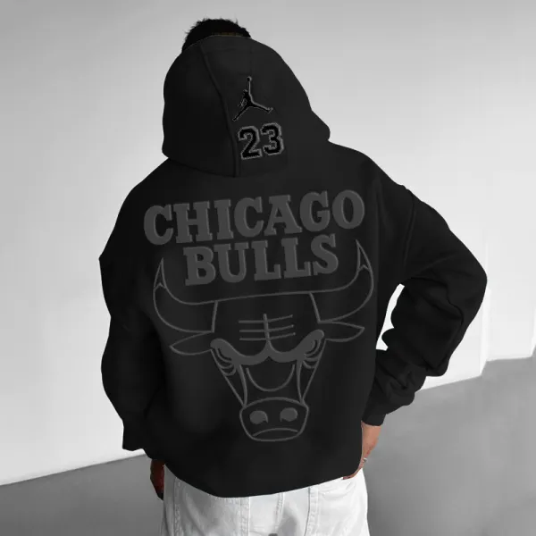 Men's Basketball Letter Printed Hoodie - Wayrates.com 