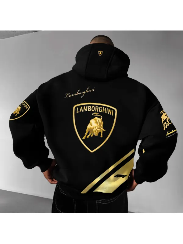 Unisex Oversized LBHN Super Sport Car Hoodie - Anrider.com 