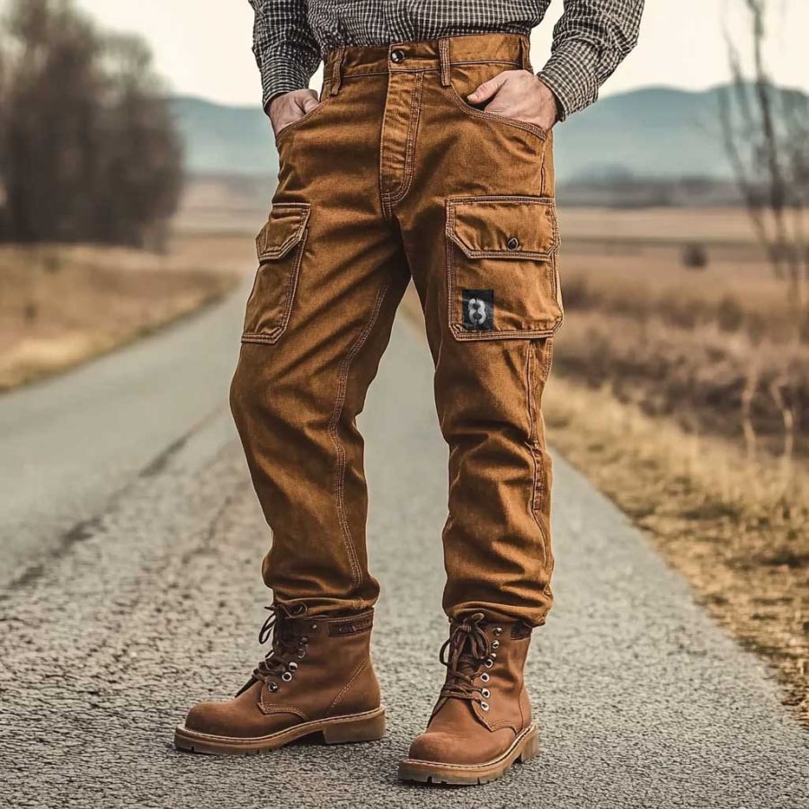 

Men's Vintage Tactical Outdoor Multi-pocket Cargo Workwear Pants