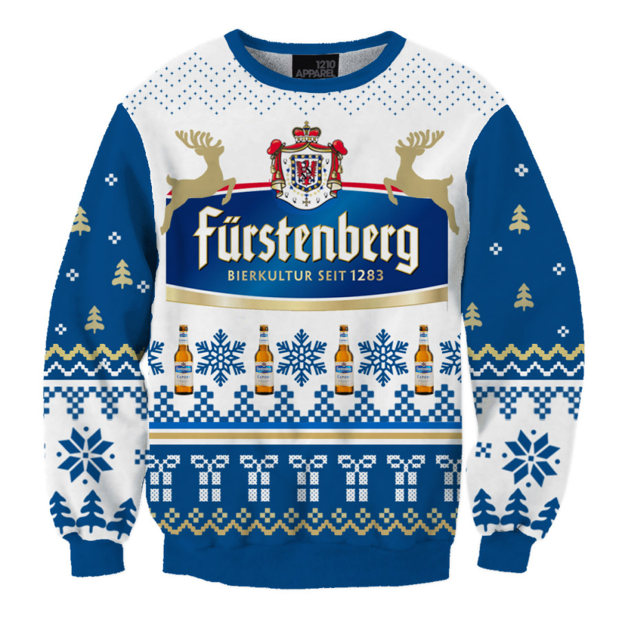 

Unisex Bier3D Printed Christmas Sweatshirt