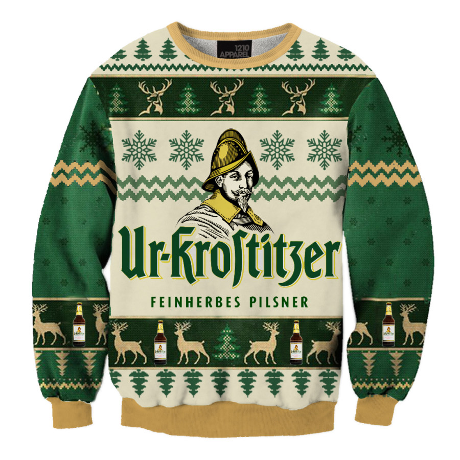 

Unisex 3D Printed Ur Krostitzer Christmas Ugly Sweatshirt