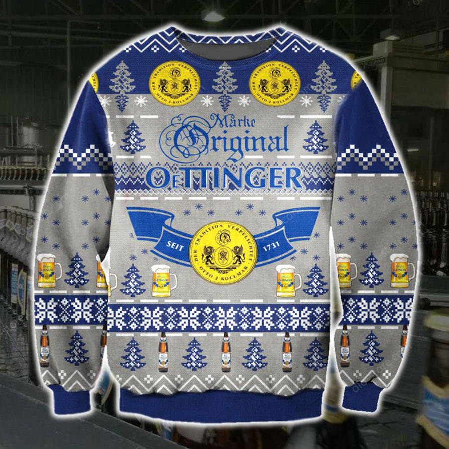 

3D Oettinger Christmas Ugly Sweater