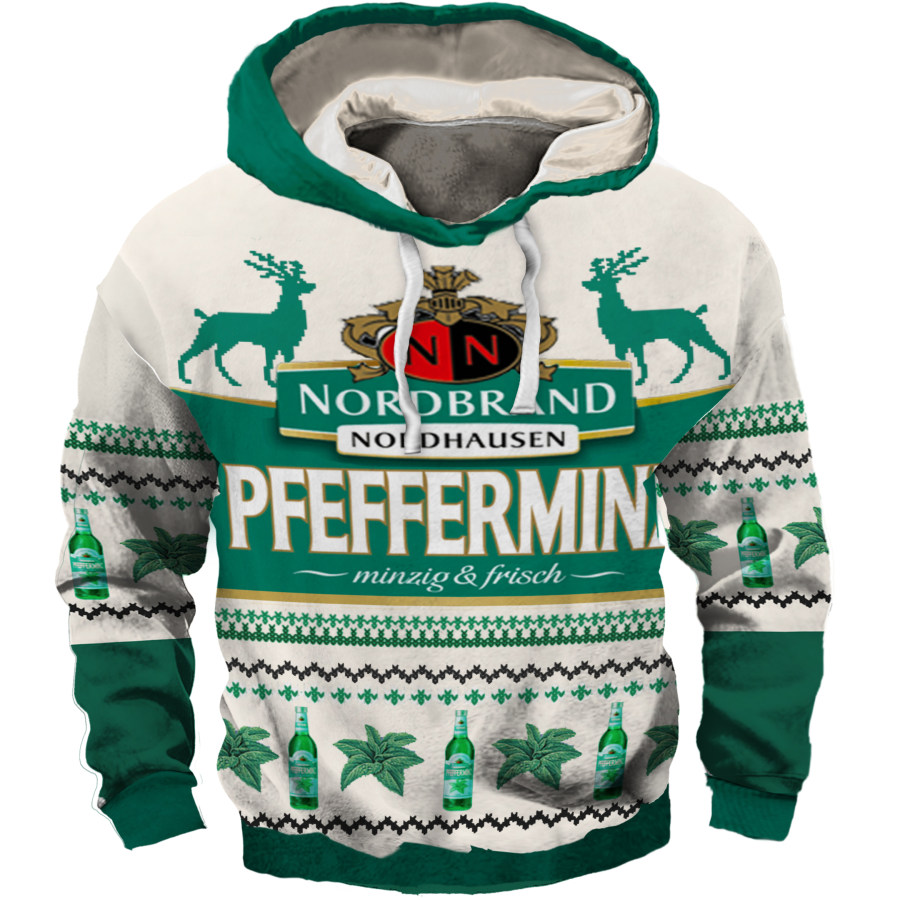

Unisex 3D Printed Christmas Hoodie
