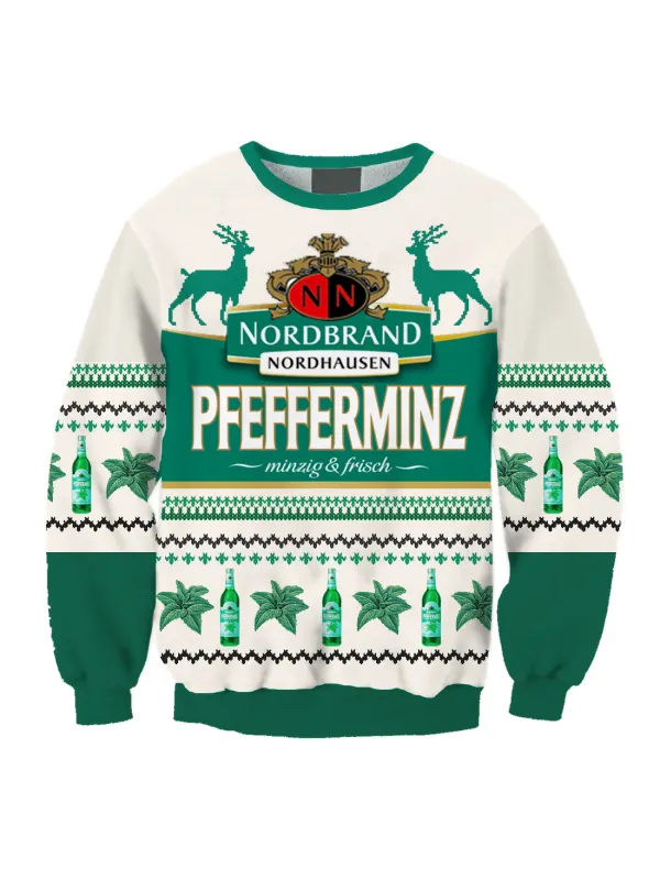 Unisex 3D Printed Ugly Christmas Sweater - Aptkoi.com 