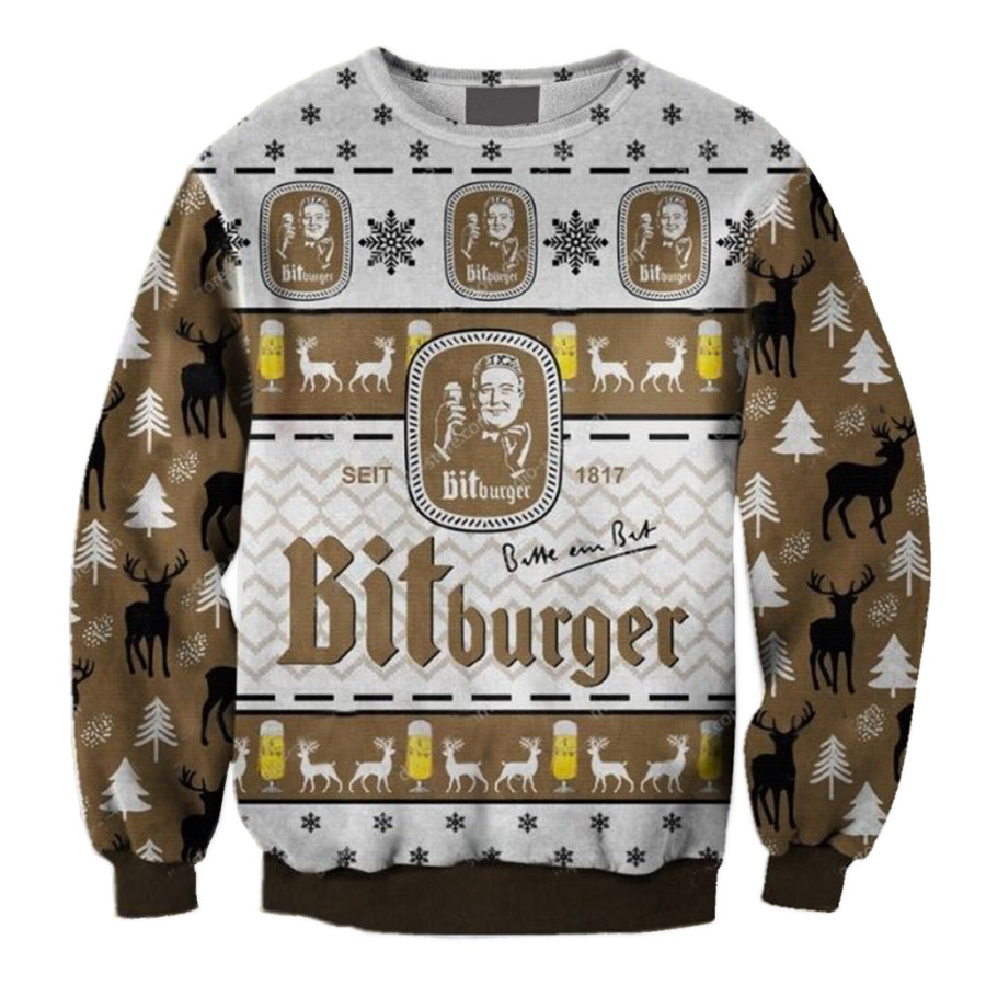 

Unisex Beer 3D Christmas Sweatshirt