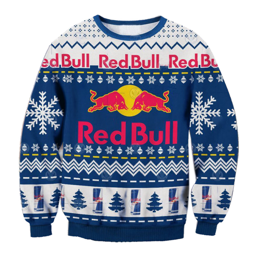 

Unisex Red Bull Racing Printed Casual Ugly Christmas Sweater