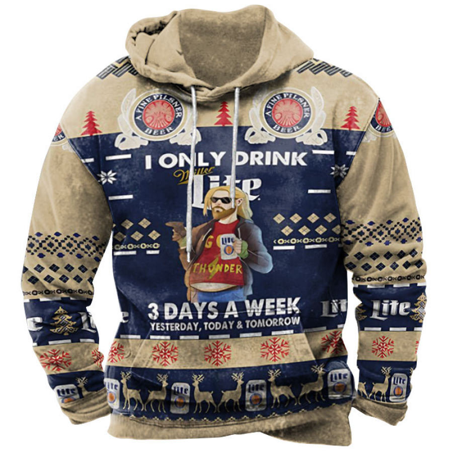 

Men's 3D Print Ugly Christmas Sweatshirt