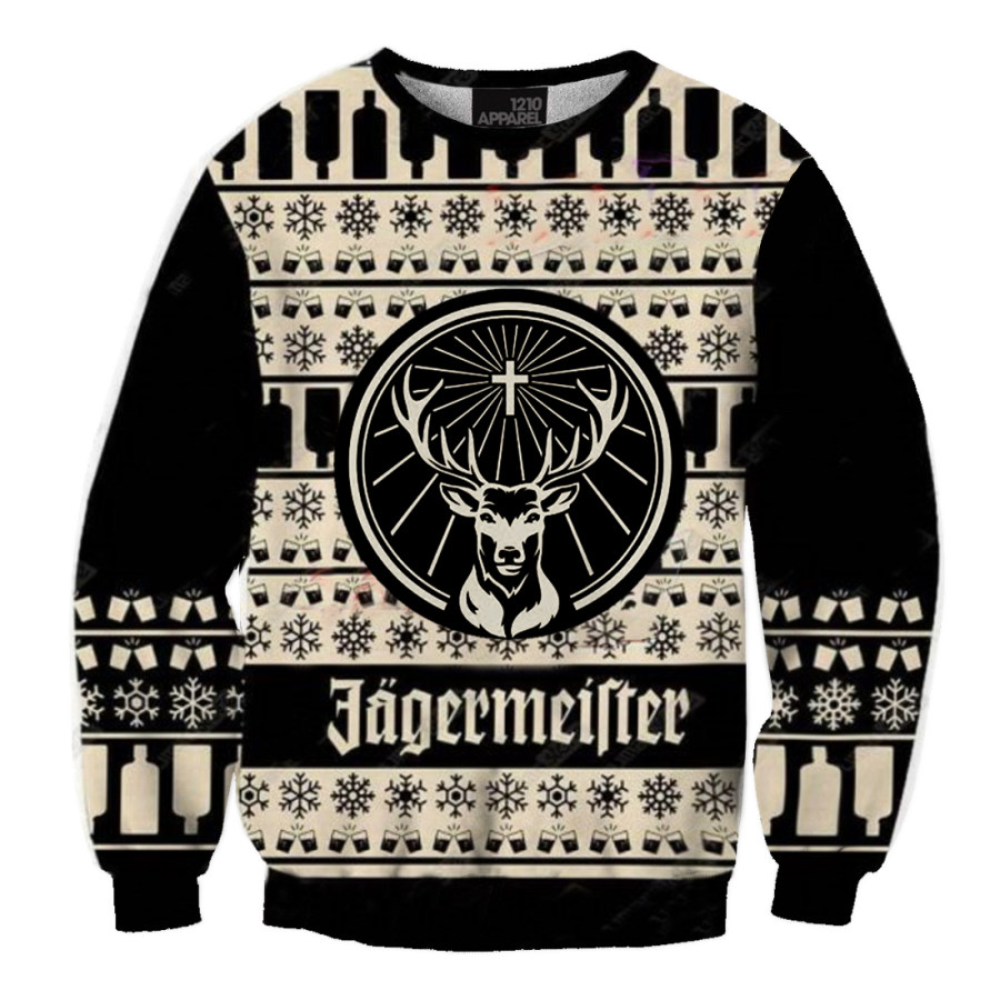 

Unisex 3D Printed Simple Christmas Ugly Sweatshirt
