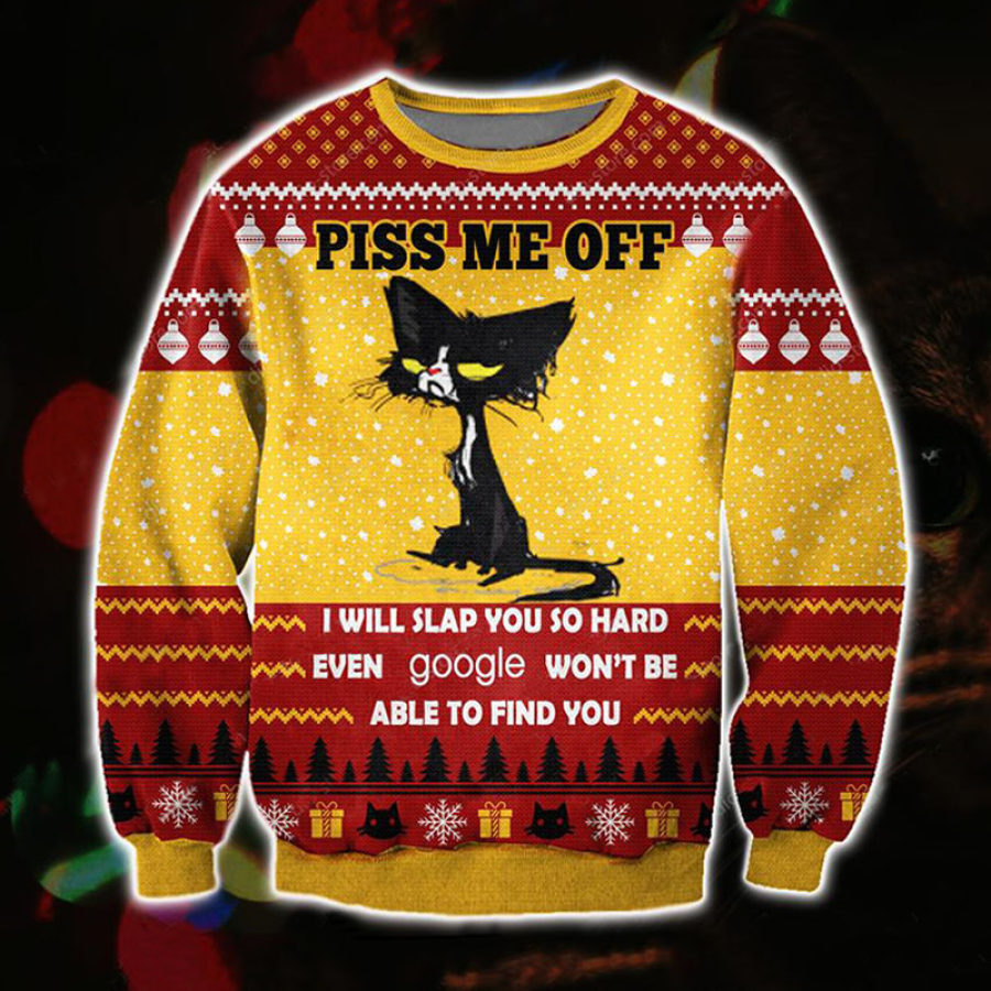 

Unisex ME OFF Cat 3D Christmas Ugly Sweatshirt