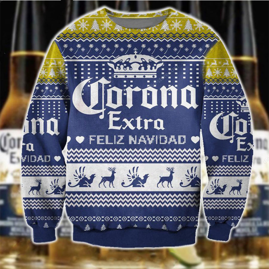 

CORONA Beer 3D Christmas Ugly Sweatshirt