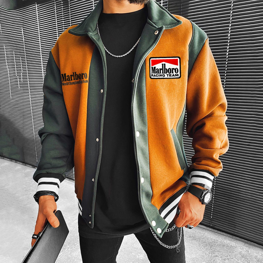 

Retro Casual Printed Jacket