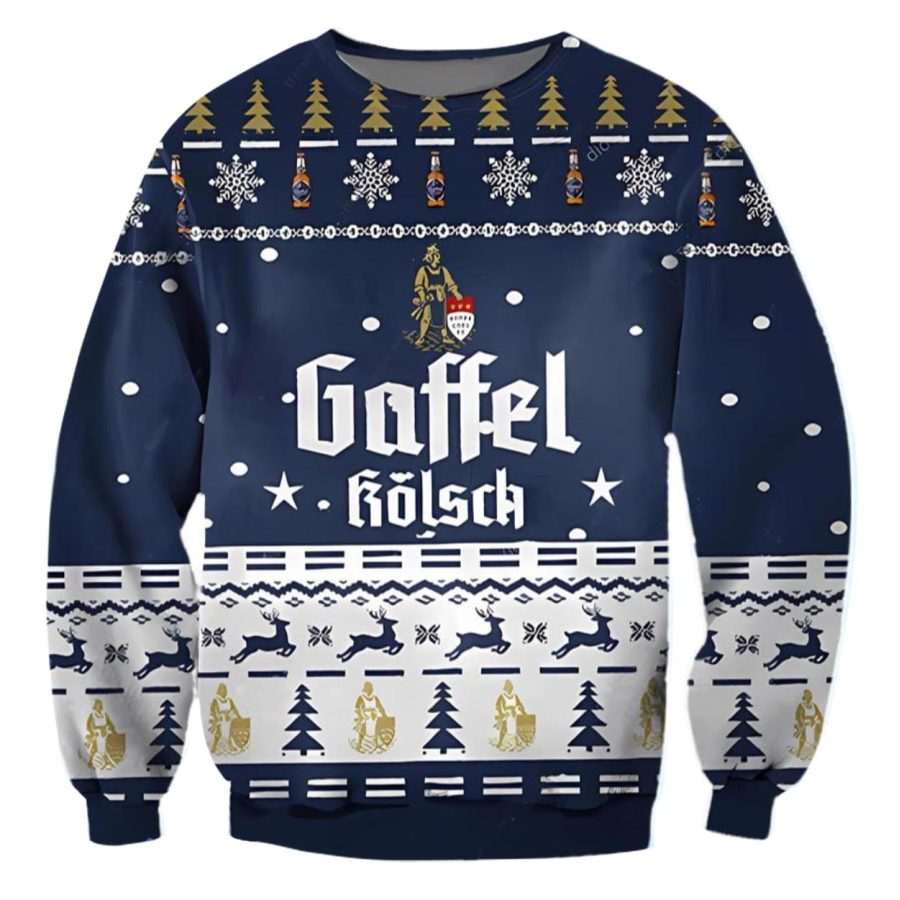 

Men's Beer 3D Print Ugly Christmas Sweatshirt