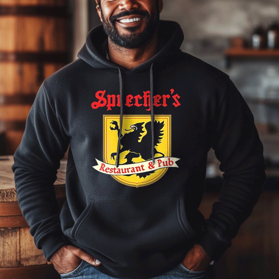 

Men's Vintage German Sprecher Brewing Printed Beer Hoodie