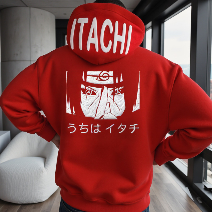 

Oversize Print Hoodie
