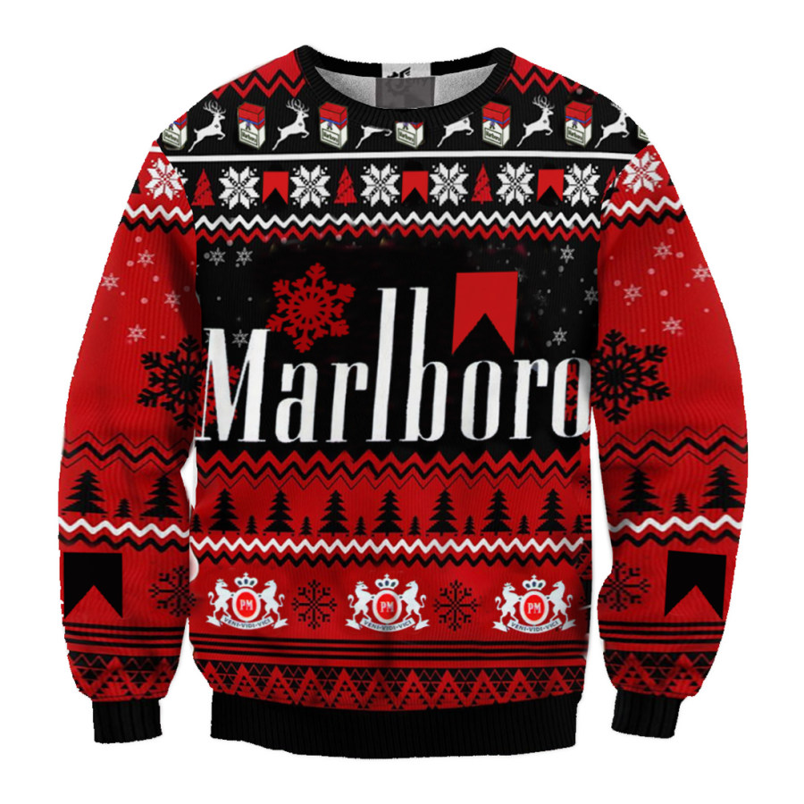 

Unisex Letter Print Ugly Christmas Sweatshirt