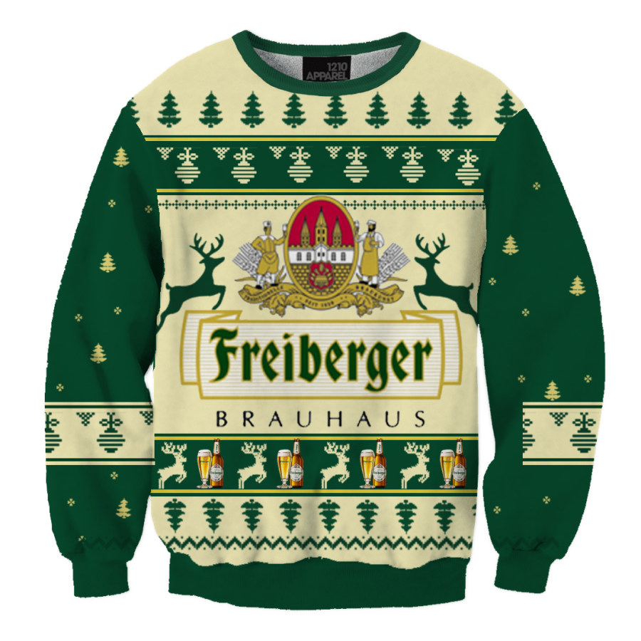 

Unisex Freiberger Bier 3D Printed Christmas Sweatshirt