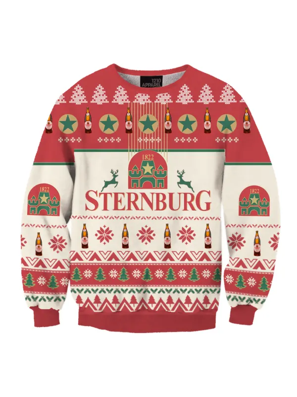 Unisex Fun 3D Printed Christmas Sweater - Aptkoi.com 