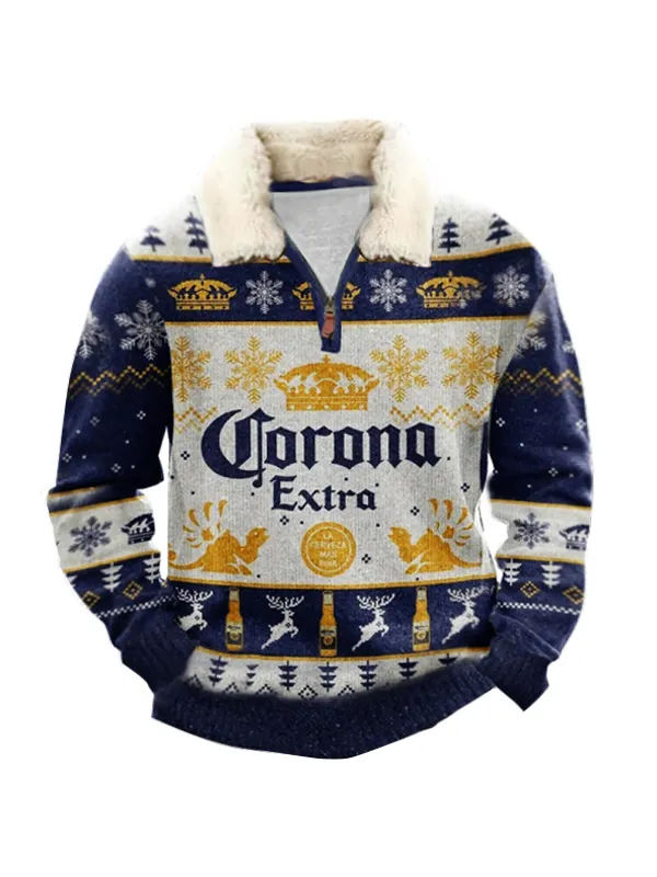 Men's 3D Print Ugly Christmas Sweatshirt - Aptkoi.com 
