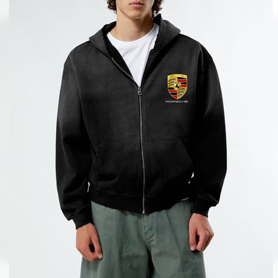 

Retro Racing Long Sleeve Zip Hoodie