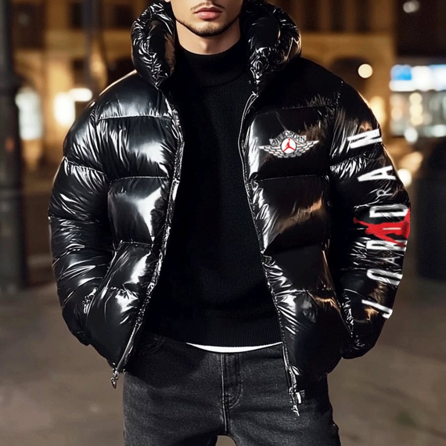 

Unisex Basketball Print Warm Down Jacket