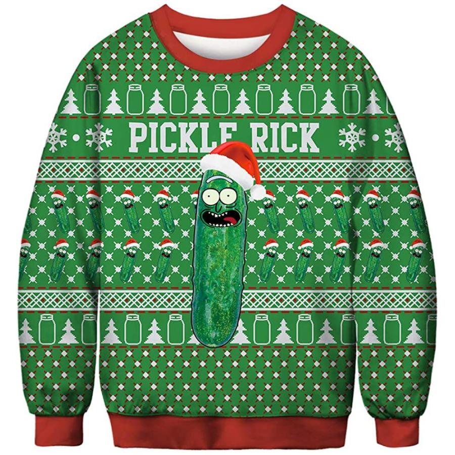 

Unisex 3D Cucumber Can Print Christmas Sweatshirt