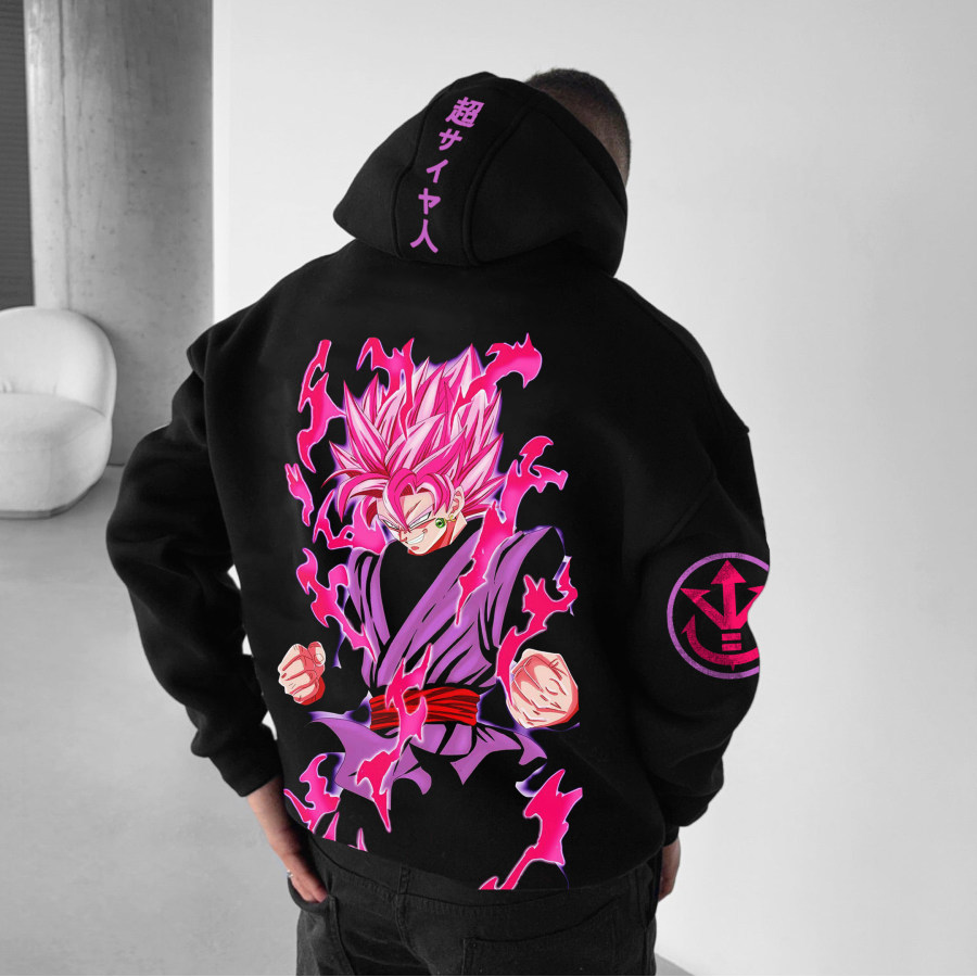 

Unisex Anime Print Hoodie