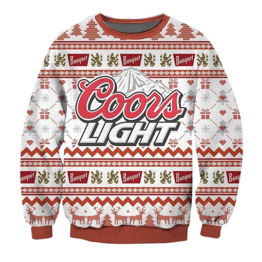 

Men's Light Beer 3D Print Ugly Christmas Sweatshirt