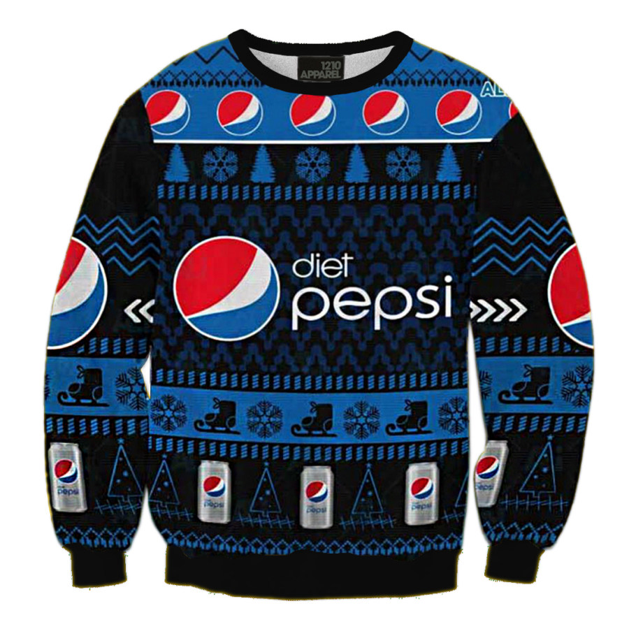 

Unisex Best Junk Food Casual Christmas Ugly Sweater