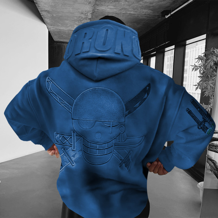 

Unisex Anime Print Casual Hoodie
