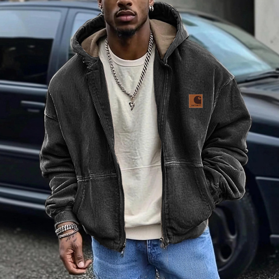 Carhartt Unisex Vintage Outdoor Leisure Y2K Hooded Jacket