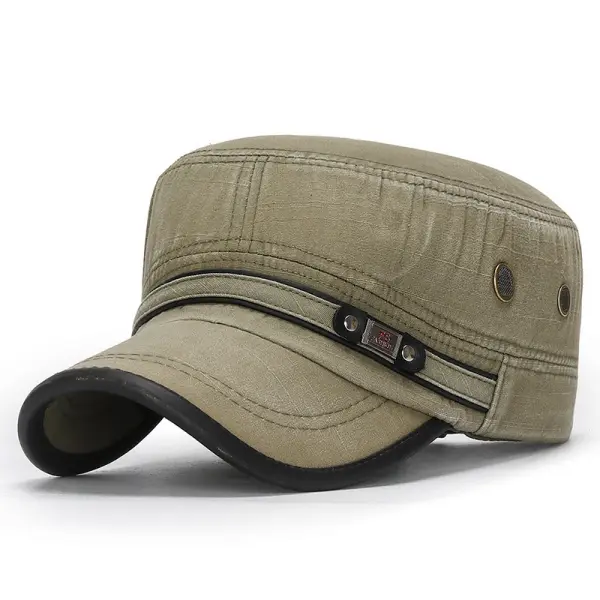 Unisex Vintage Faded Washed Flat Cap - Wayrates.com 