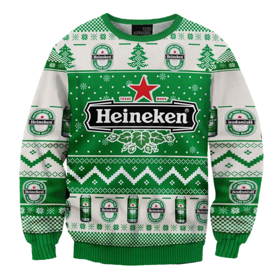 

Unisex International Beer Fun 3D Printed Christmas Sweatshirt