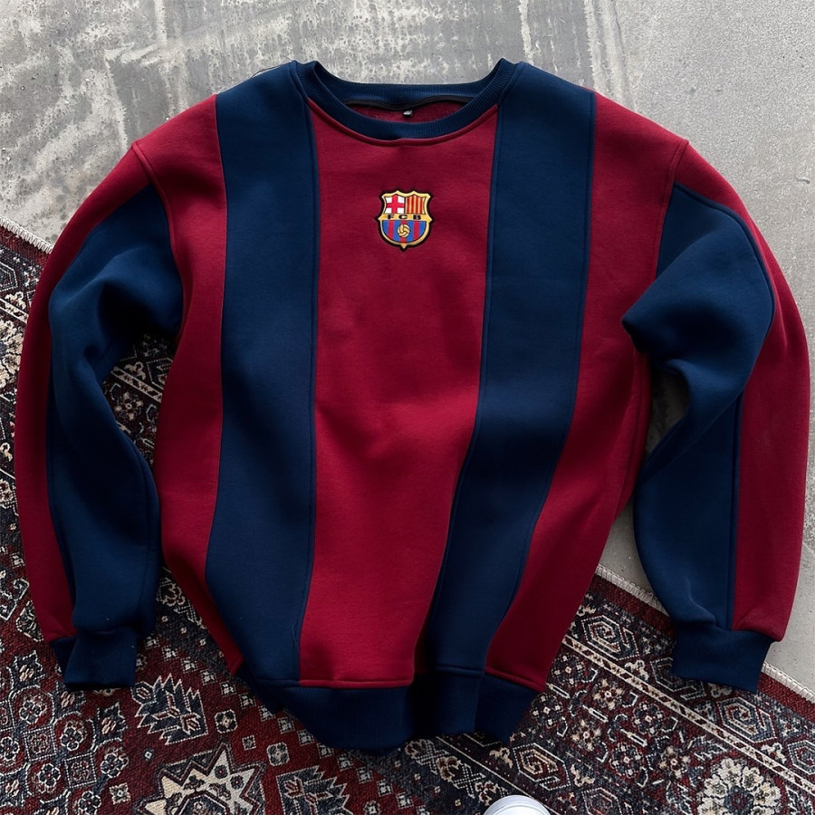 

Unisex Soccer Embroidered Sweatshirt