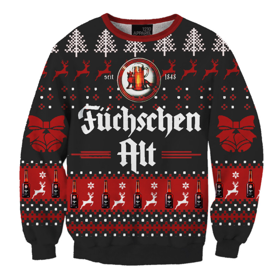 

Unisex Füchschen Alt 3D Print Christmas Sweatshirt