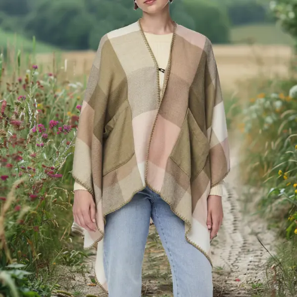 Women's Yellowstone Beth Dutton Cloak Bohemian Pocket Cape Coat - Wayrates.com 