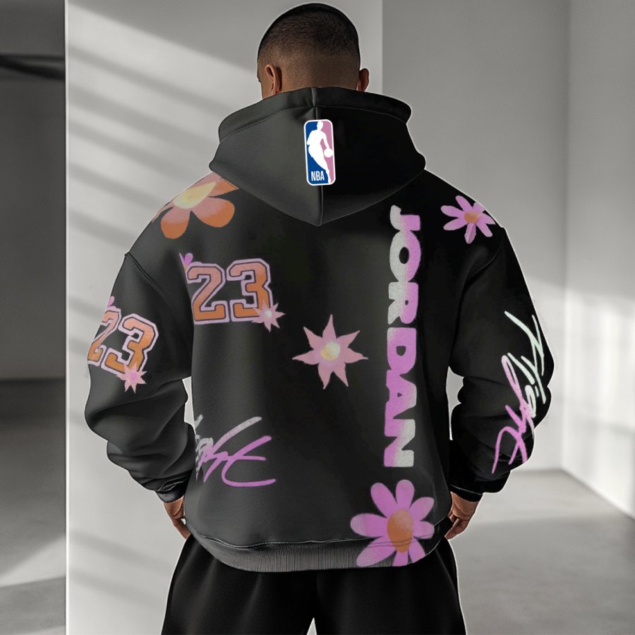

Unisex Jumper Basketball 3D Printed Casual Loose Hoodie