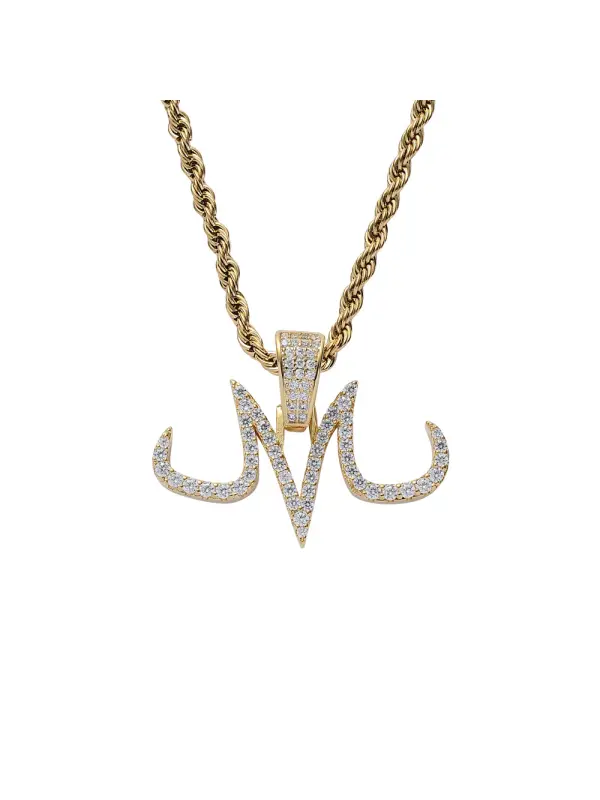 Unisex Anime-related Letter M Necklace - Shopyiyistories.com 
