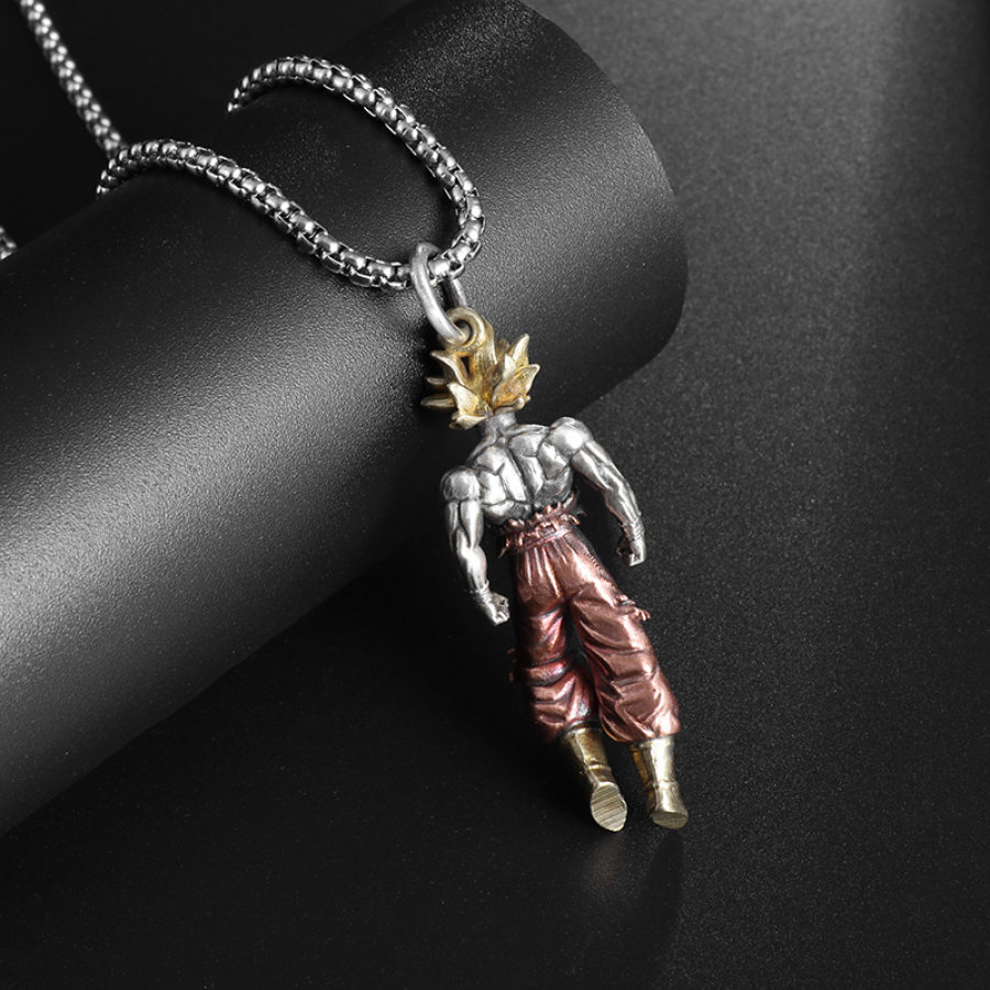 

Unisex Anime Character Alloy Necklace