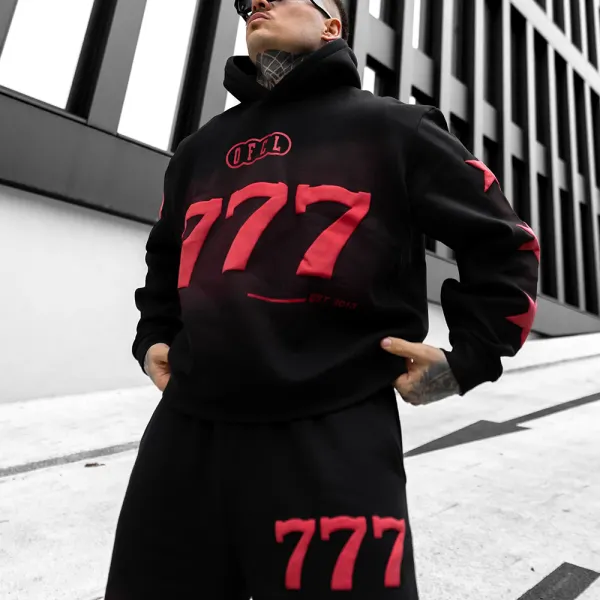 Oversized Unisex Hoodie And Sweatpants Lounge Set - Wayrates.com 