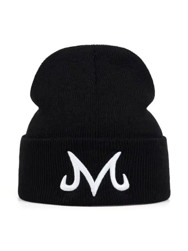 Unisex Japanese Anime Embroidered Warm Yarn Hat - Aptkoi.com 