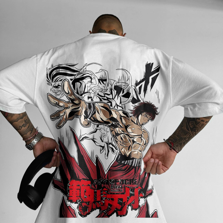 

Anime Character "Hanma Baki" Printed T-shirt