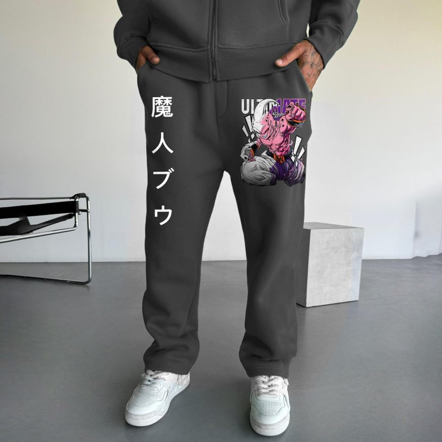 

Men's Vintage Anime Print Casual Outdoor Sweatpants