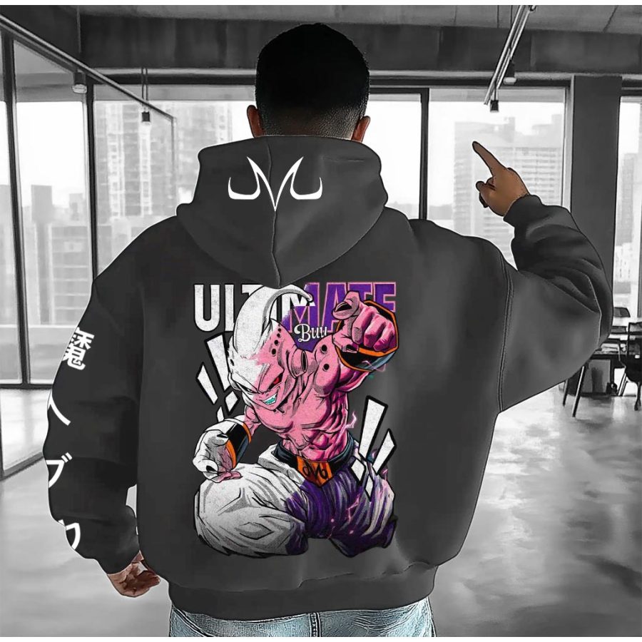 

Unisex Anime Print Casual Oversized Hoodie