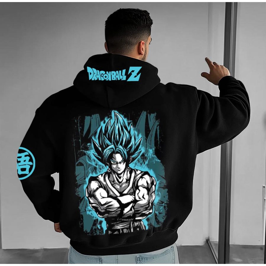 

Unisex Anime Print Casual Oversized Hoodie