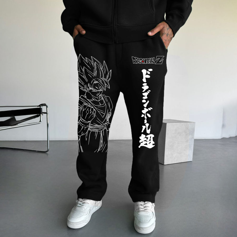 

Men's Vintage Anime Print Casual Outdoor Sweatpants